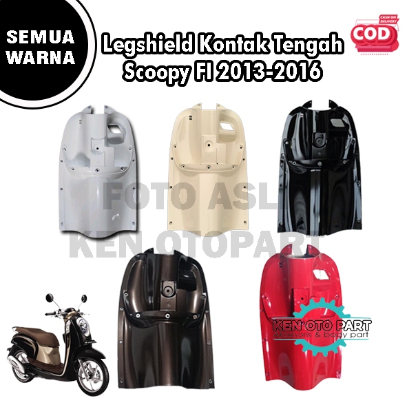 Cover Legshield Kontak Tengah Honda Scoopy FI 2013-2016 Semua Warna