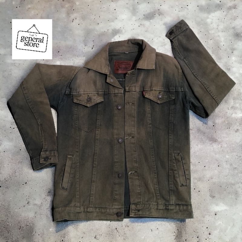 Jaket Denim Pria Levis Second