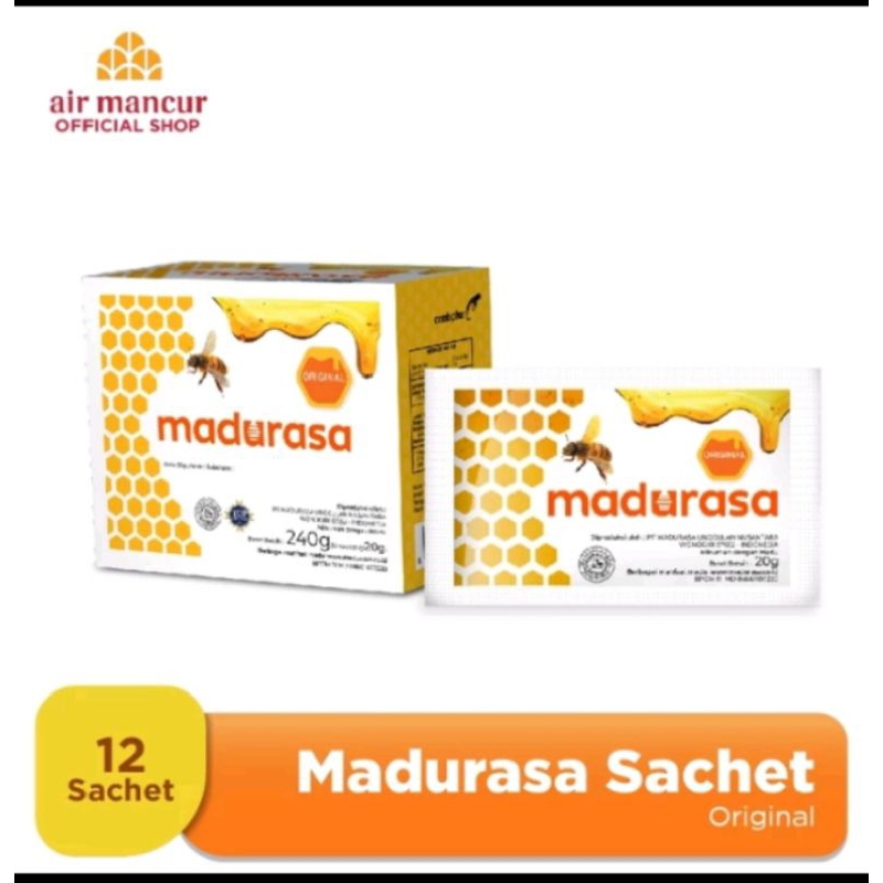 

MADURASA SACHET isi 12 sachet,madu alami