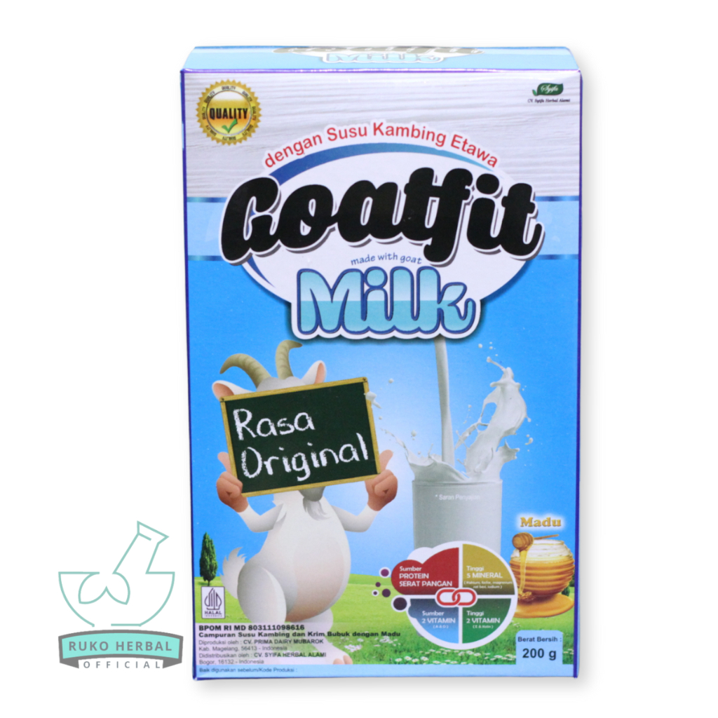 

Susu Kambing Goatfit Original Royal jelly Goat Fit 200 gram