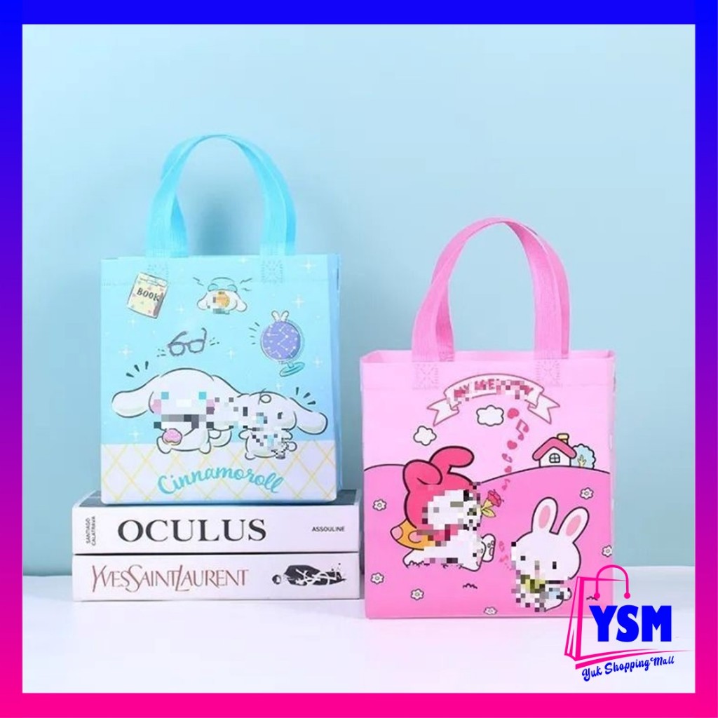 

YSM Goodie Bag Tas kado ulang Tahun karakter Animals Paper Bag kantong anak Motif Kartun Tas Hampers waterproof Souvenir Ulang tahun