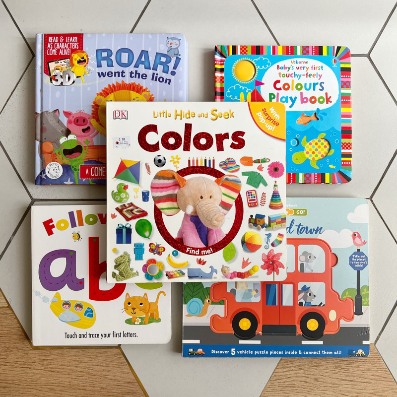 Preloved buku anak flash card puzzle activity anak