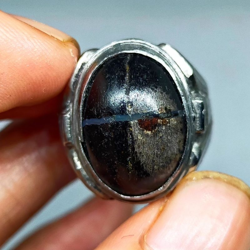 CINCIN BATU AKIK TAPAK JALAK GALIH KELOR NATURAL ALAM