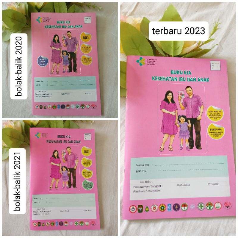 BUKU KIA TERBARU 2023 / 2024 BUKU KIA BOLAK-BALIK / BUKU KESEHATAN IBU DAN ANAK / BUKU PINK KIA