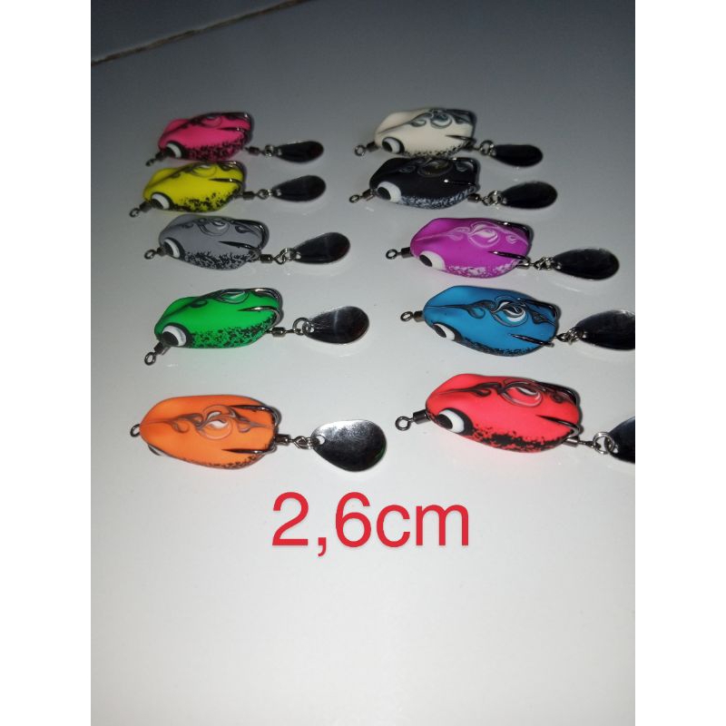 Soft Frog 2,6 cm / Boriel lure umpan casting gabus
