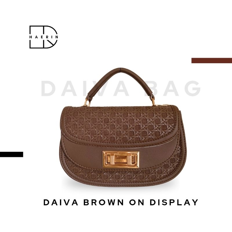 [FREE DUSTBAG] DAIVA - Shoulder bag premium aesthetic / slingbag model terbaru by HAERIN