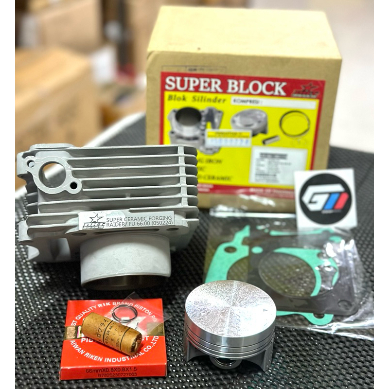 Blok BRT Ceramic Keramik SATRIA F FU 150 66 mm Bore Up 66mm 170CC
