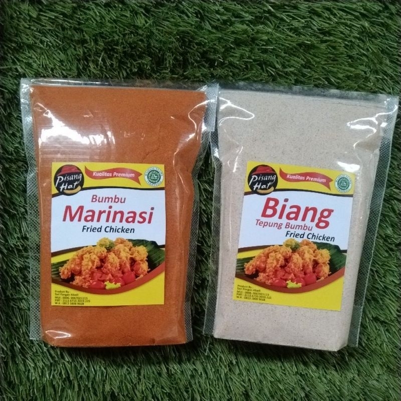 

paket biang tepung 500gr dan marinasi 500gr ayam goreng fried chicken