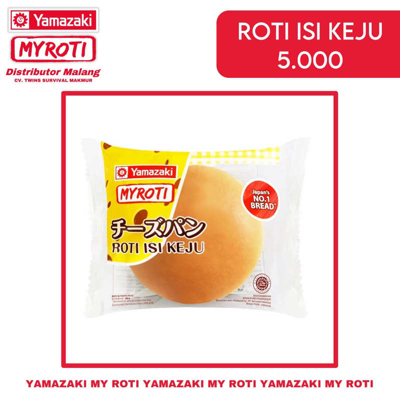 

ROTI ISI KEJU YAMAZAKI MYROTI