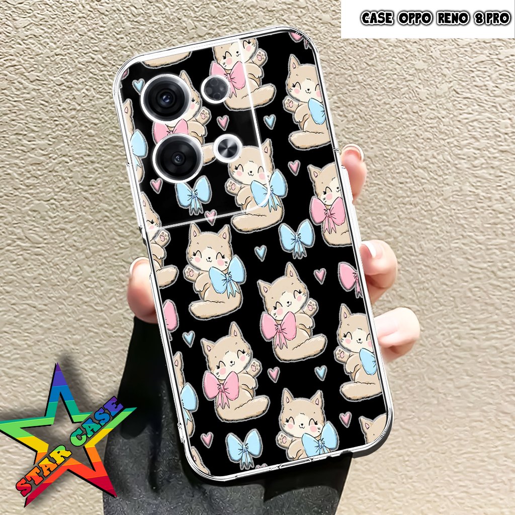 Case OPPO RENO 8 PRO TERBARU Motif [dino] Terlaris Casing OPPO RENO 8 PRO Terbaru Softcase Clear Pro