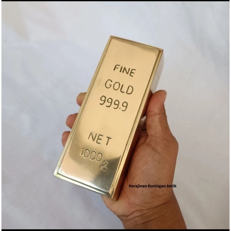 Fine Gold 999.9 / Miniatur Emas Batangan 1000 gr