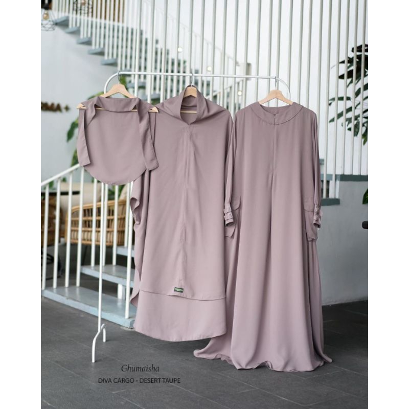 GAMIS DIVA CARGO KEKINIAN 2024 BY GHUMAISHA COLLECTION
