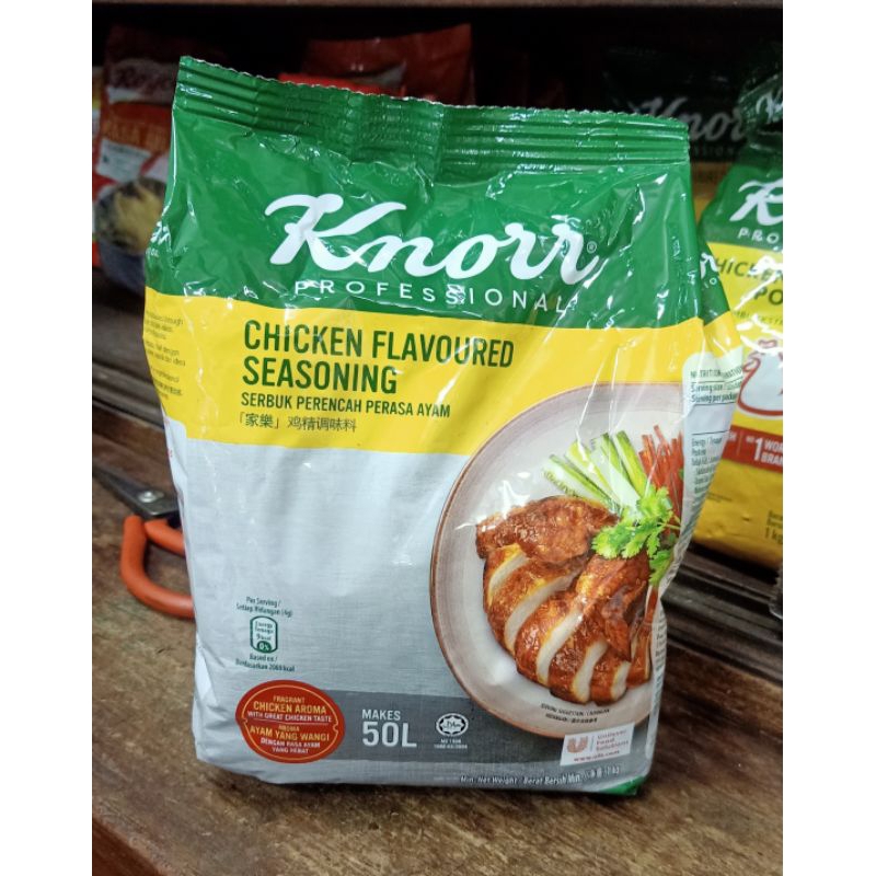 

Knorr knoor Chicken powder 1kg malaysia kaldu ayam bubuk import