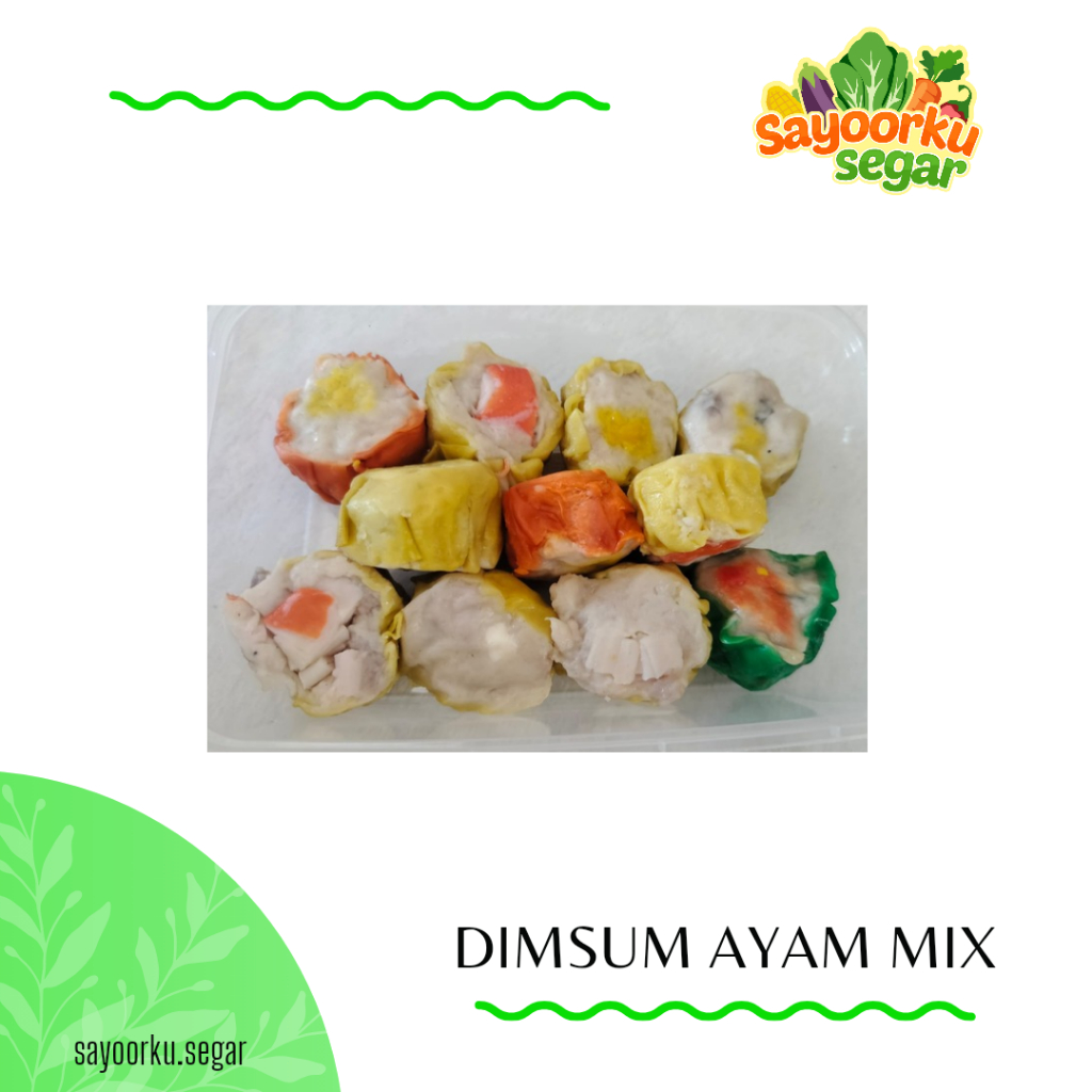 

Aneka dimsum ayam homemade mix / siomay ayam mix