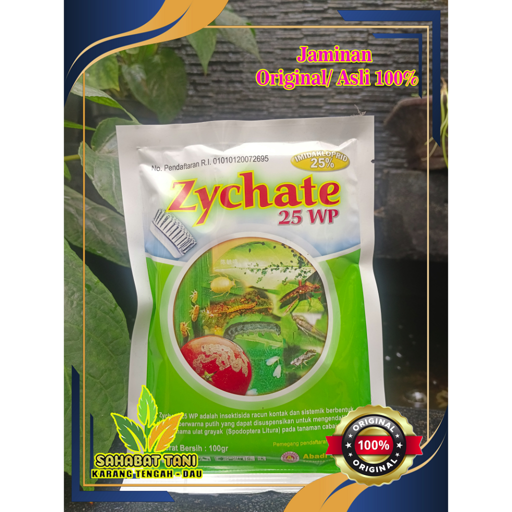 INSEKTISIDA ZYCHATE 25WP 100gr Imidakloprid 25% - Pembasmi Hama Kutu daun