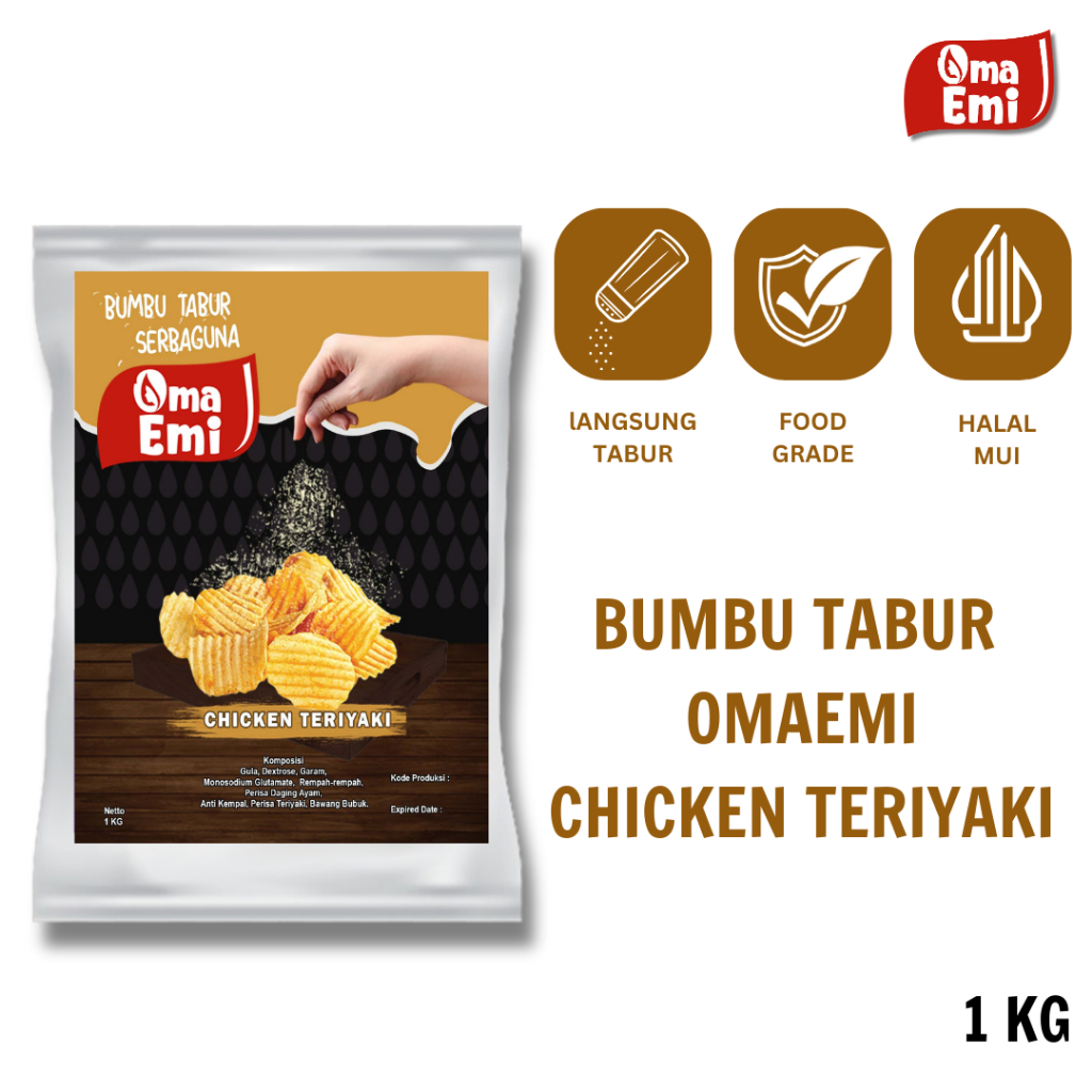 

BUMBU TABUR CHICKEN TERIYAKI 1 KG