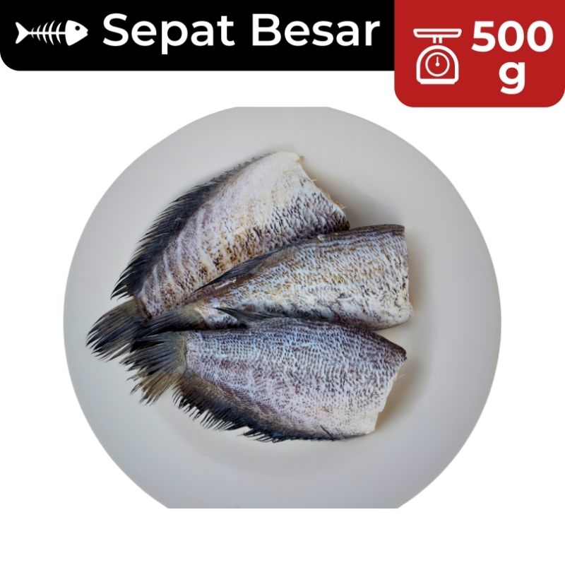 

500g Ikan Asin Sepat Besar SUPER / Sepat siem Besar / Ikan Asin Sepat / Ikan Asin Murah / Ikan Asin Enak