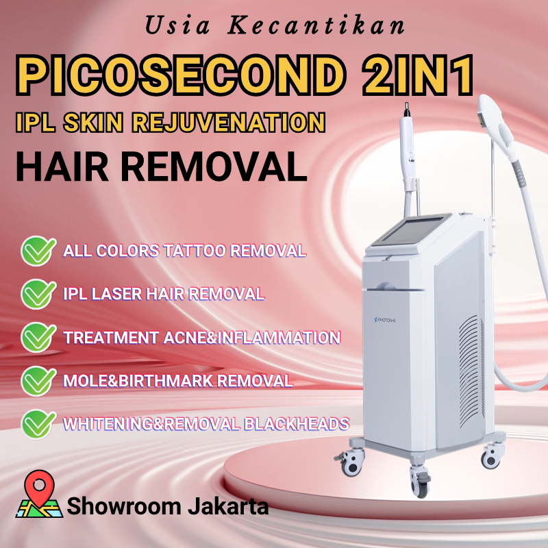 「Toko Jakarta」Laser wajah Pico laser + ipl laser hair removal alat picosecond laser kecantikan tatoo