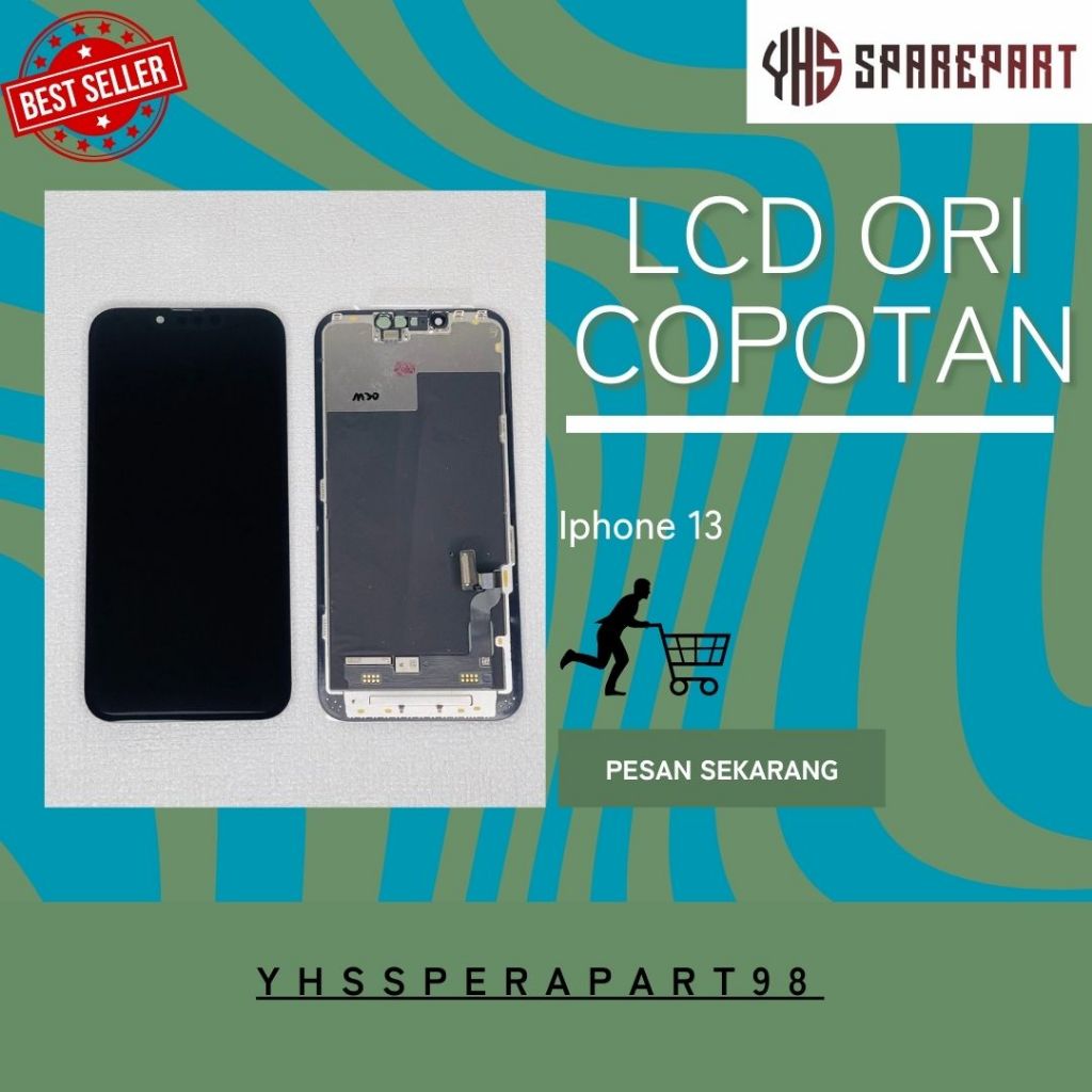 LCD Touchscreen iPhone 13/13 Pro/13 Pro Max Ori Copotan  Bergaransi