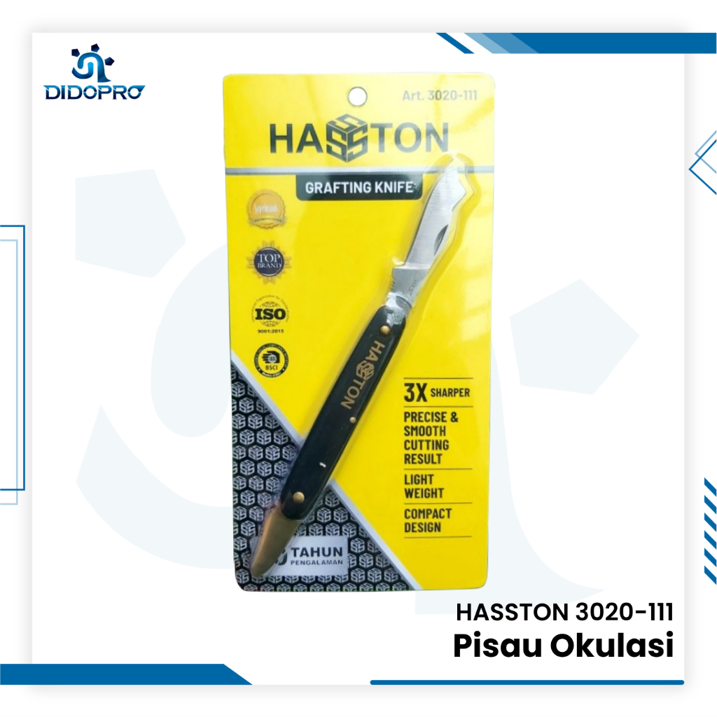 Pisau Grafting Okulasi Lipat Saku Stek Cangkok Ranting Pohon Prohex Hasston 3020-111 Alat Bonsai