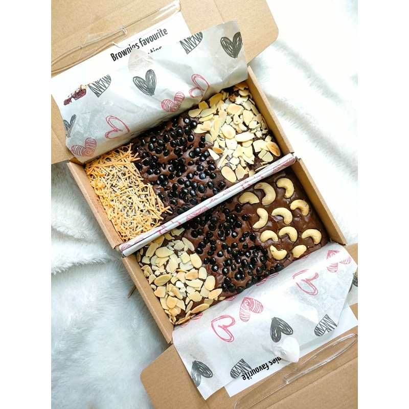 

Brownies topp biasa kcl-sdg/brownies hias/brownies panggang/brownies/brownies fudgy/brownies murah/brownies enak