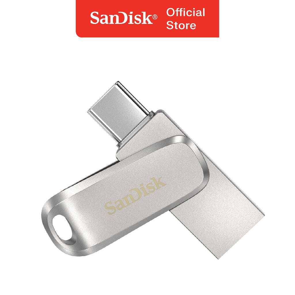SanDisk Ultra Dual Drive Luxe OTG Type-C 32GB USB 3.2 - Metal (Up to 150MBps)