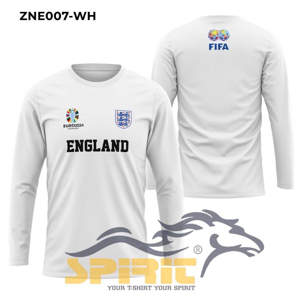 Kaos Timnas England 2024 Euro Germany 2024 Baju Timnas Inggris Katun 24s Distro Jumbo