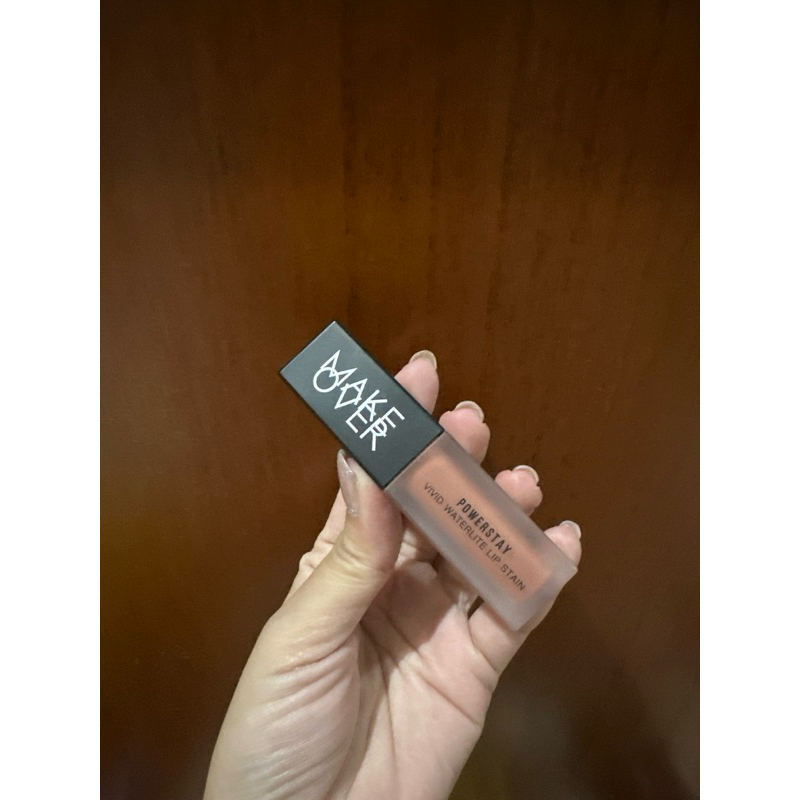 PRELOVED Make Over Powerstay vivid waterlite lip stain shade A08 PLUSH