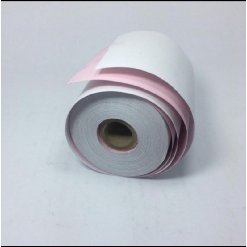 

HJK 10 roll kertas struk/kasir NCR 2Ply 75x60mm (putih,merah)