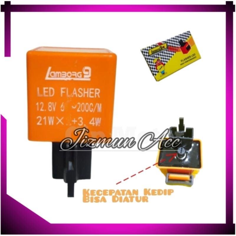 Flasher Sen F3 LX-TRIX Nine Lamborg Motor CB150R Led CB150X CBR150R CBR250RR