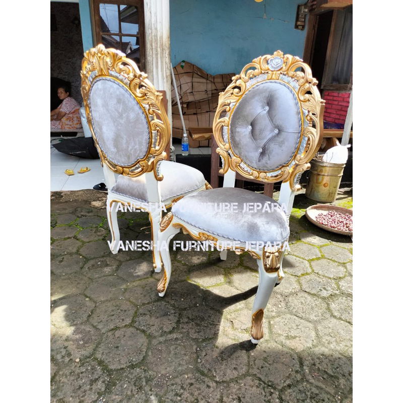 kursi makan ukir jepara