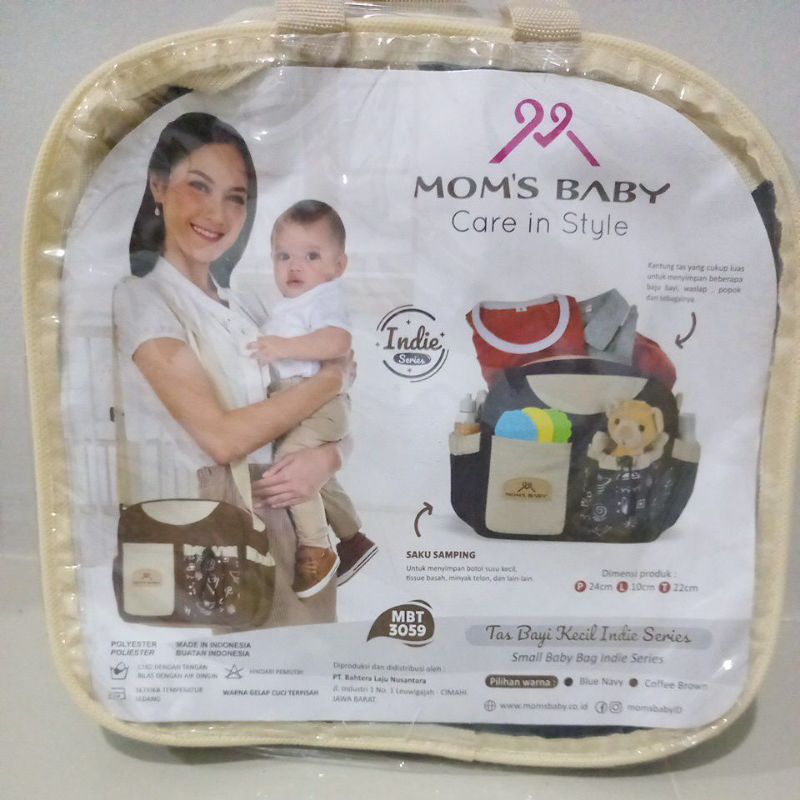 Mom's Baby Tas Bayi Kecil Indie Series - MBT 3059 / Blue Navy