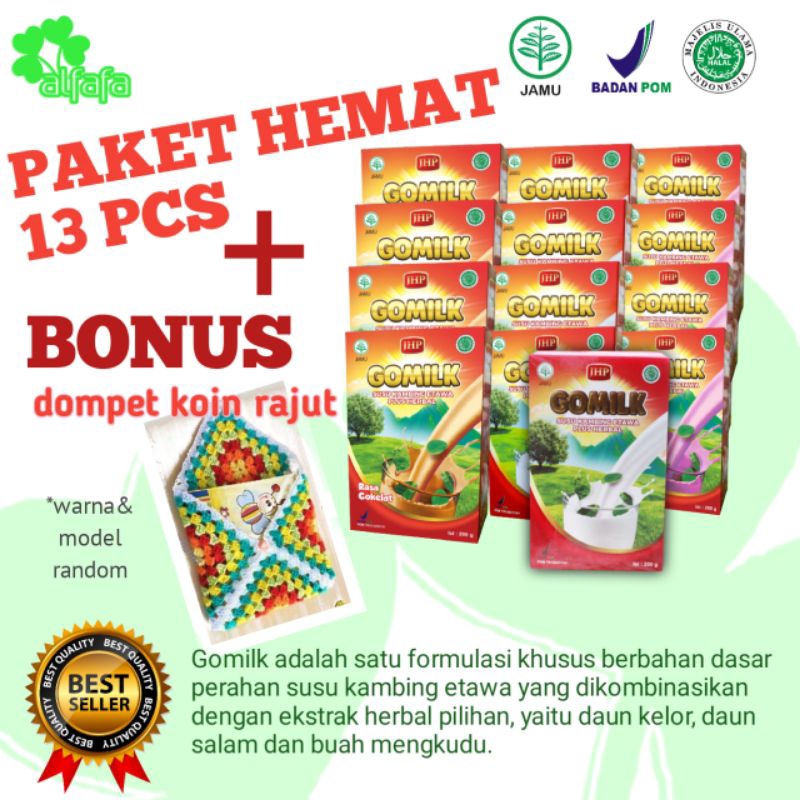 

COD GOMILK SUSU KAMBING HERBAL PAKET HEMAT RESELLER BONUS DOMPET RAJUT