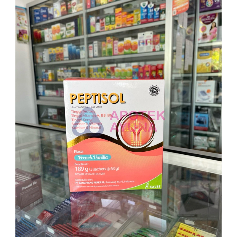 

Peptisol Vanila 189 gram - Nutrisi Tinggi Protein Rendah Residu