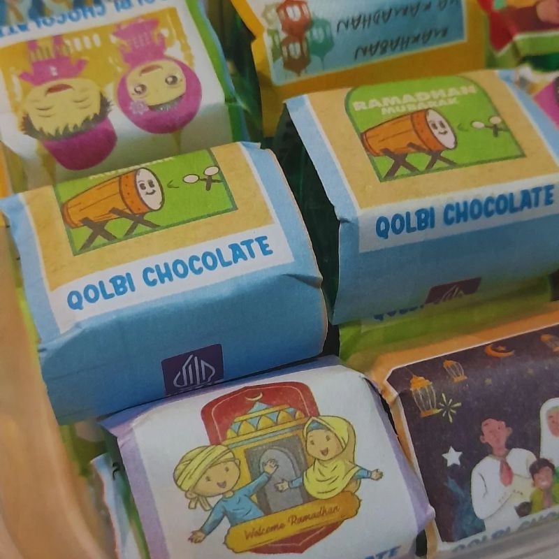 

Cokelat Susu Qolbi Isi 25 | Cokelat Qolbi Karakter Isi 25