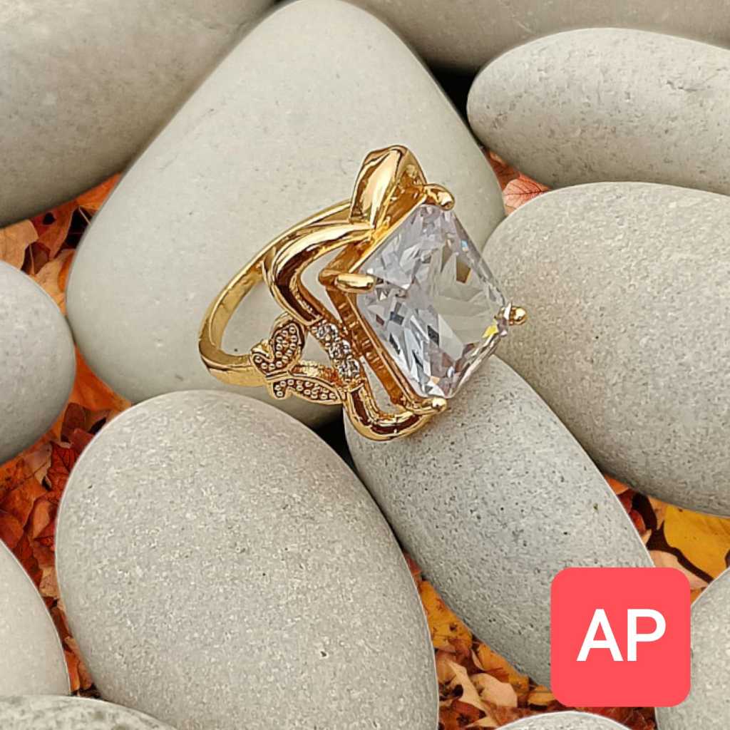 CINCIN MODEL BATU PERMATA WANITA TERLARIS TERMURAH