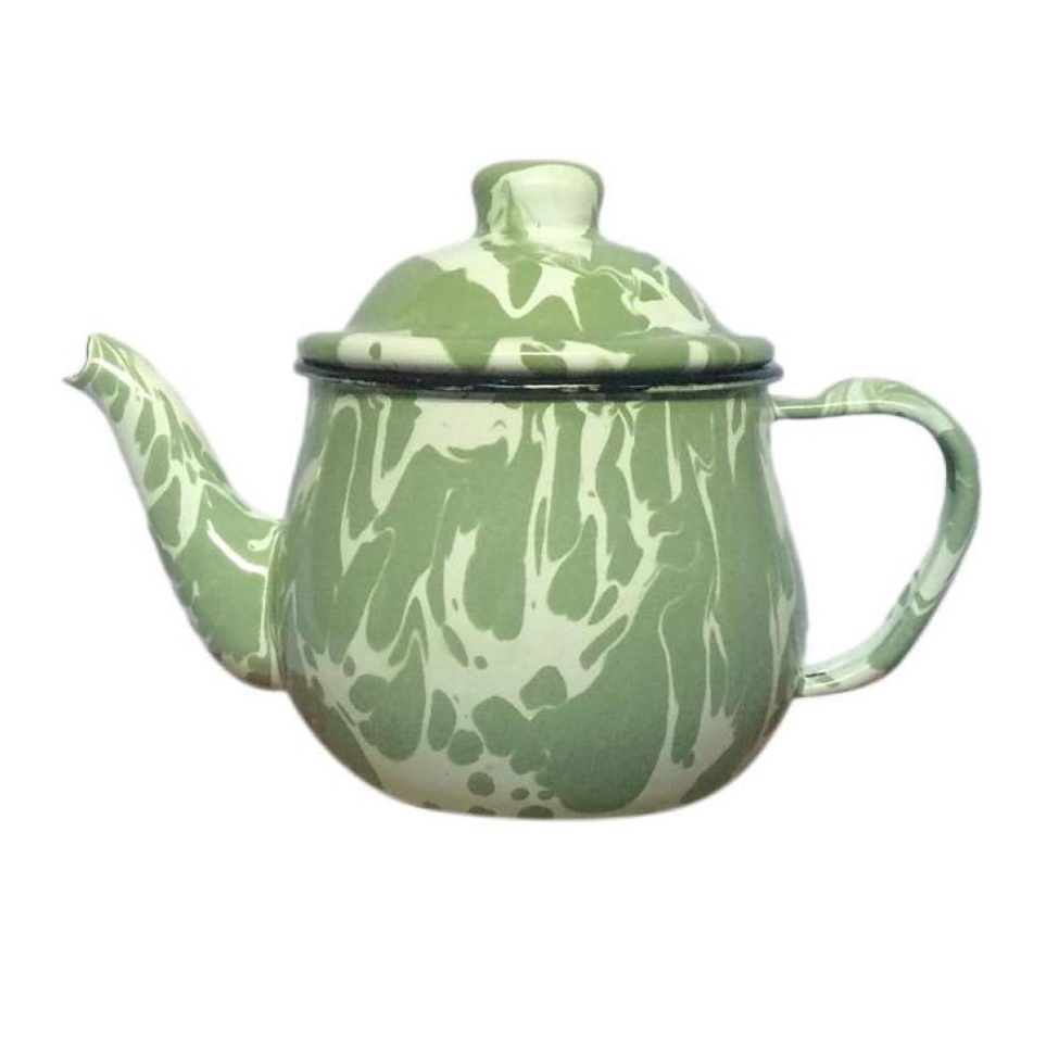 Yang terbaru Teko Blirik Timbangan Eskan Jadul Lurik Hijau 12cm