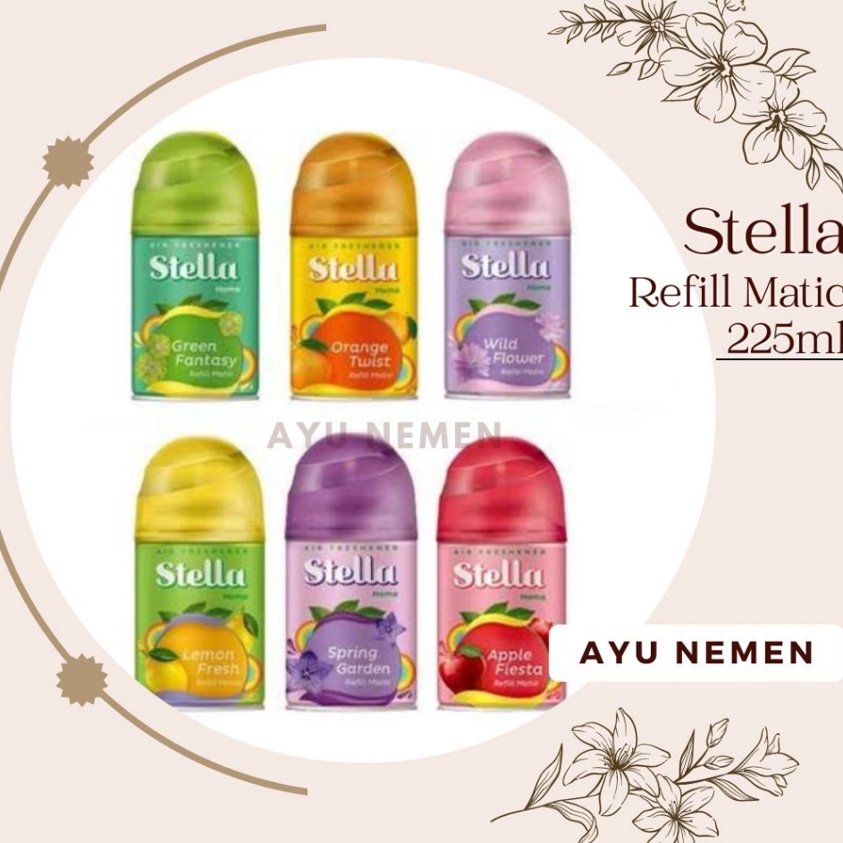 Kualitas Terbaik  STELLA MATIC REFILL 225ML  STELLA REFILL 225ML  SETELLA MATIC