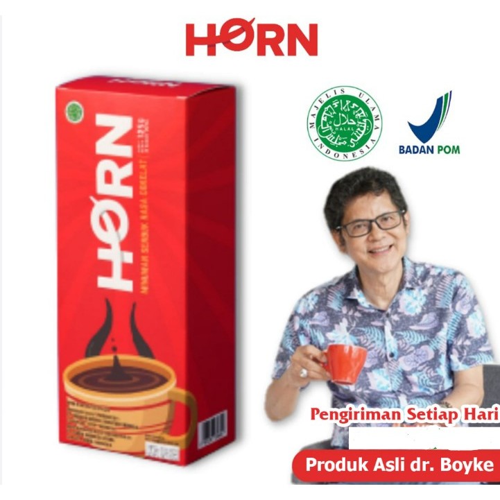 

HORN dr Boyke - Minuman Coklat seperti milo - 1 box Isi 5 Sachet ASLI Original untuk pria kuat perkasa
