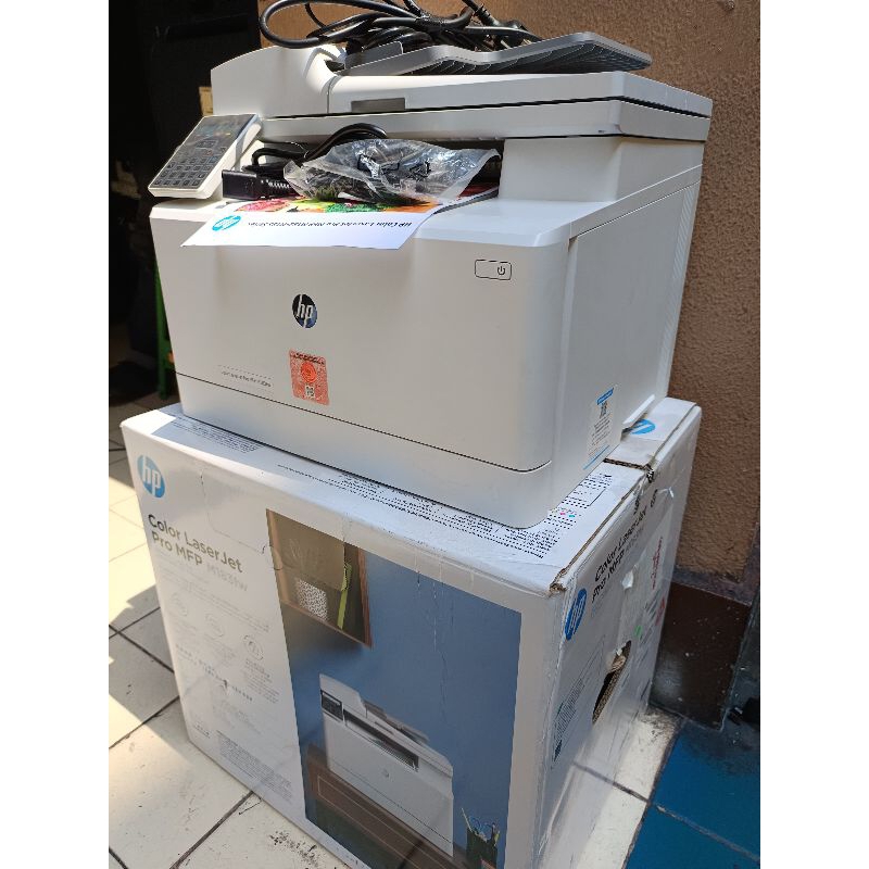 printer hp laserjet color mfp m183fw