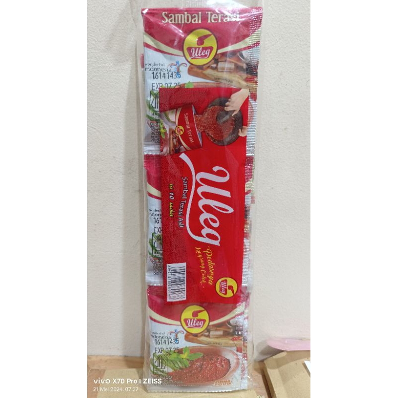 

Sambal Uleg berbagai rasa/pax isi 10pcs