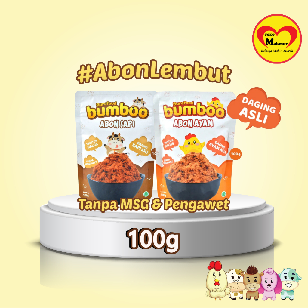 

Bumboo Abon Ayam / Sapi 90Gr / Toko Makmur Gresik
