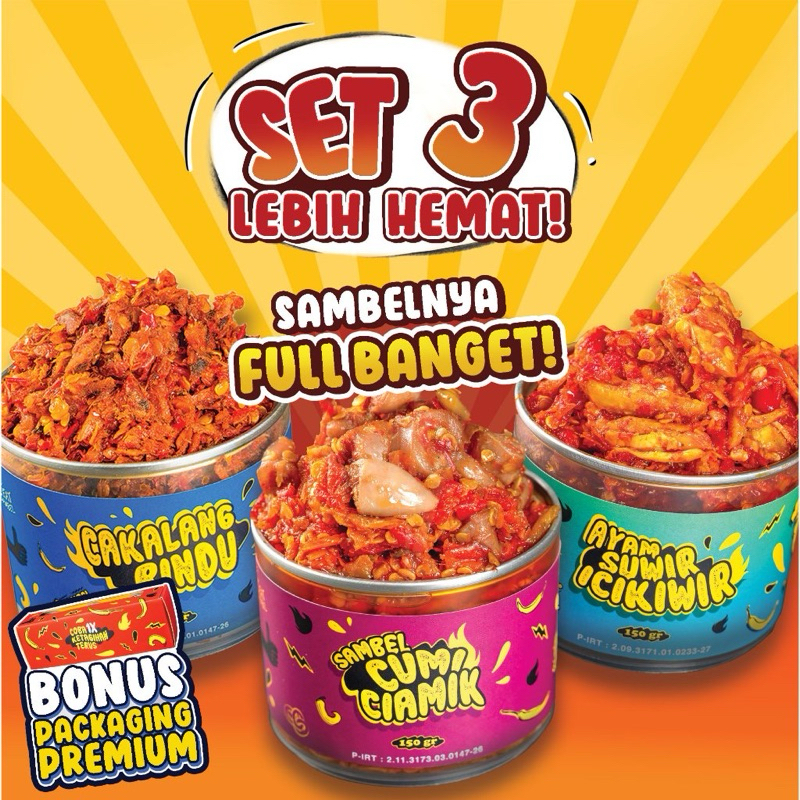 

Eatsambel - Paket Favorit Mas Yangun (Set 3)