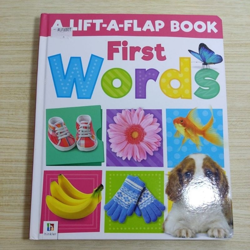 Preloved a lift a Flap book First Words