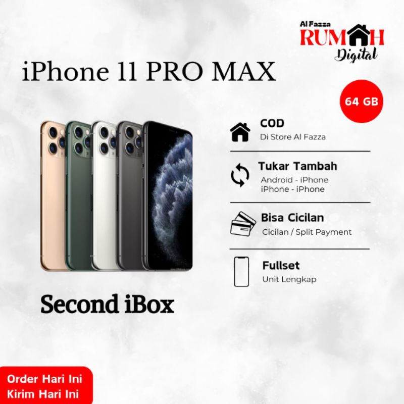 iPhone 11 PRO MAX 64 GB second iBox
