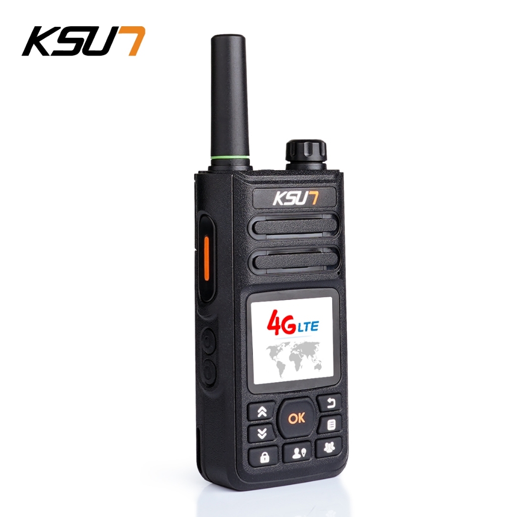 KSUN HT Walkie Talkie POC 4G Global SIM ZL10 Handy Talky Wireless WiFi and Bluetooth Walkie Talkie