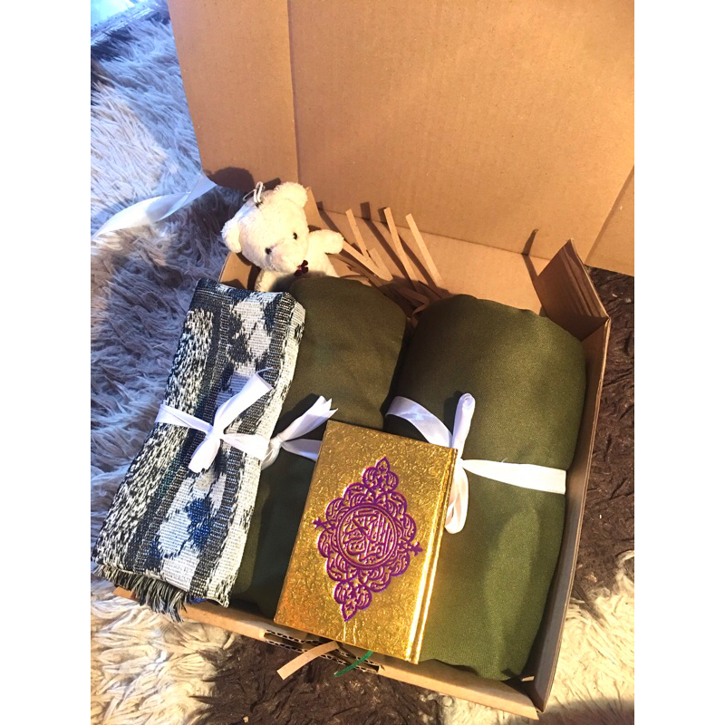 Hampers Mukena, Hampers Lebaran, Hampers Seserahan, Gift Box Mukena, Mukena, Hameprs Alat Sholat, Ka