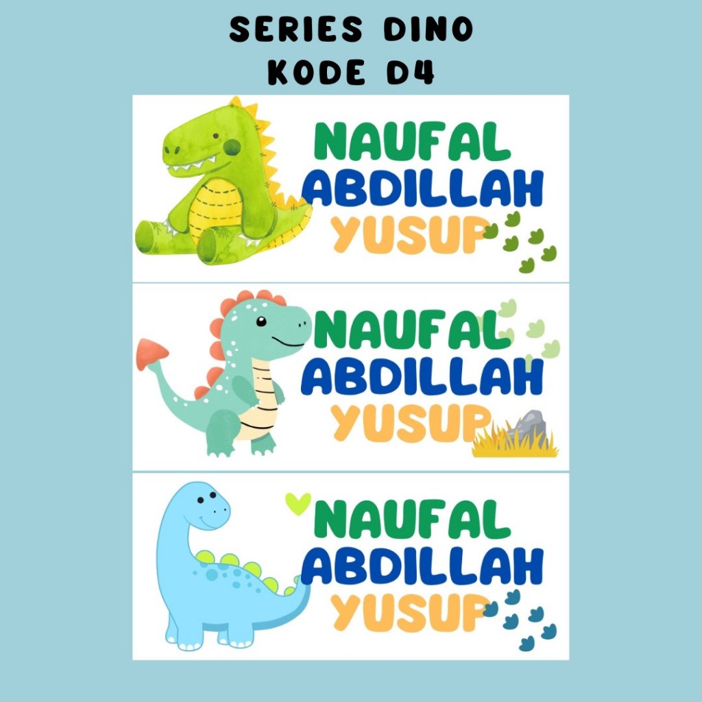 

label nama sticker anak sekolahan