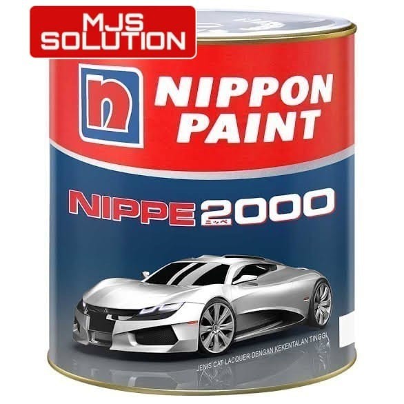CAT KAYU & BESI NIPPON NIPPE 2000 DUCO HITAM PUTIH KILAP DOFF WARNA CLEAR MOBIL SEMPROT