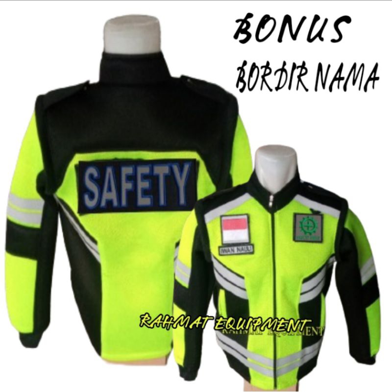 Romket Safety Jaket Safety Rompi Jaket Safety